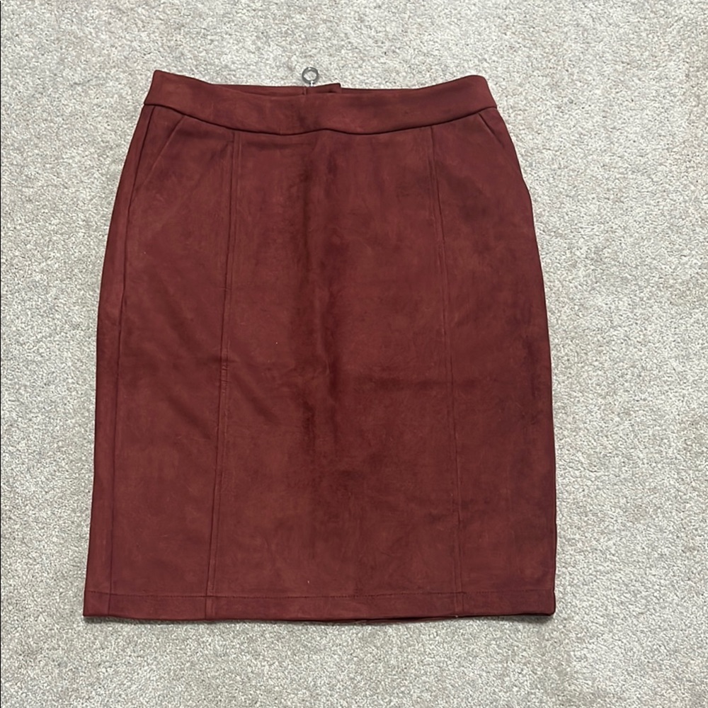 Vero Moda Red Pencil Skirt Knee-Length Work